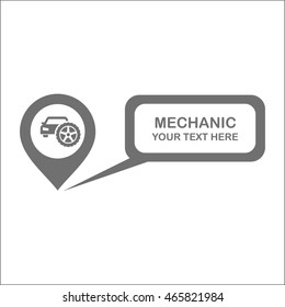 map pointer mechanic icon