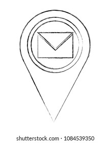 map pointer navigation with envelope