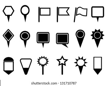 map pointer and Navigation icons