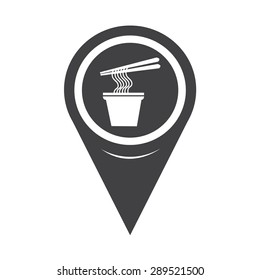 Map Pointer Noodles Icon