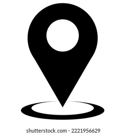 map pointer with pin icon Vector illustration