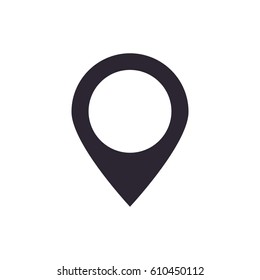 Map pointer pin icon vector illustration graphic design