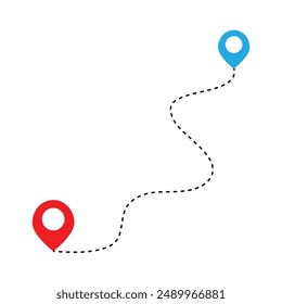 Map pointer with pin, Location icon set. Containing map, map pin, gps, destination, directions, distance, place, navigation and address icons. Solid icons vector collection.