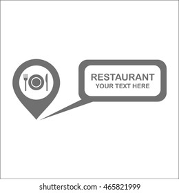 map pointer restaurant icon
