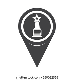 Map Pointer star award icon