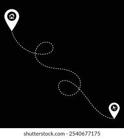 map pointer symbol icon. vector illustration eps 10.