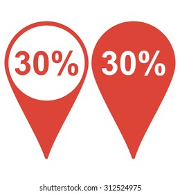 Map pointer. tag icon, Vector Flat design style eps 10