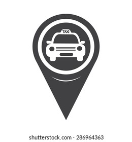 Map Pointer Taxi Icon