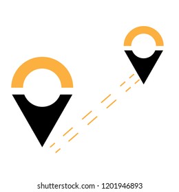 Map pointer - vector icon