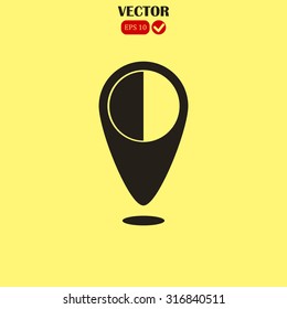 Map Pointer Vector Icon Stock Vector (Royalty Free) 316840511 ...