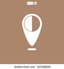 map pointer - vector icon
