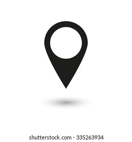 Map pointer -  vector icon