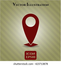Map Pointer vector icon
