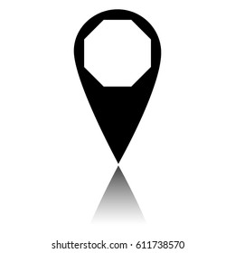 map pointer vector icon