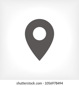 Map pointer vector icon, Home location illustration icon, marker icon, gps