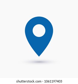 Map pointer vector icon, Home location illustration icon, marker icon, gps