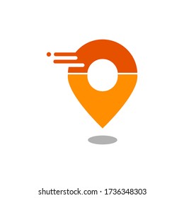 map pointer vector icon logo design element