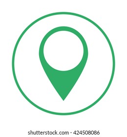 Map pointer - vector icon. navigation icon