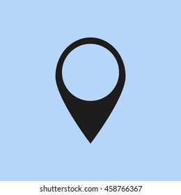 Map pointer - vector icon. navigation