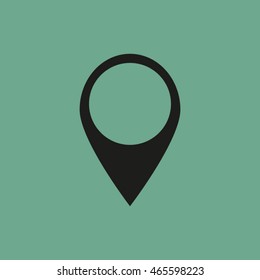 Map pointer - vector icon. navigation