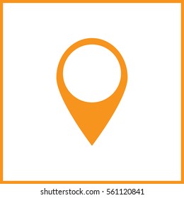 Map pointer - vector icon. navigation