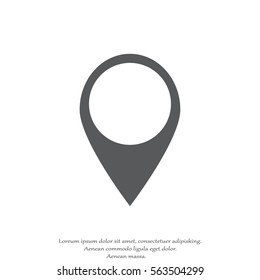 Map pointer - vector icon. navigation