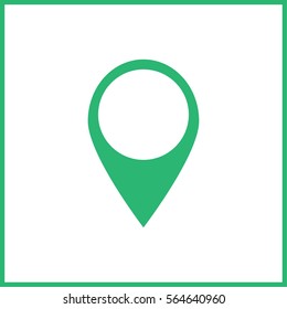 Map pointer - vector icon. navigation