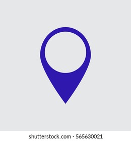 Map pointer - vector icon. navigation