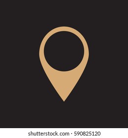 Map pointer - vector icon. navigation