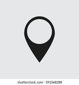 Map pointer - vector icon. navigation