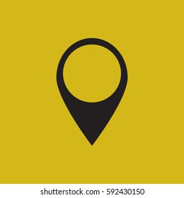 Map pointer - vector icon. navigation