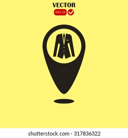 Map pointer vector icon suit