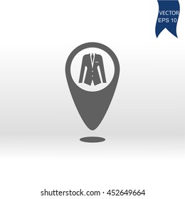Map pointer vector icon suit