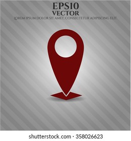 Map Pointer vector symbol