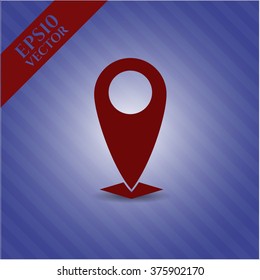Map Pointer vector symbol