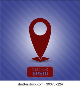 Map Pointer vector symbol