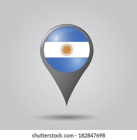 1,301 Argentina map pin Images, Stock Photos & Vectors | Shutterstock