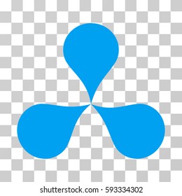 Map Pointers icon. Vector illustration style is flat iconic symbol, blue color, transparent background. Designed for web and software interfaces.