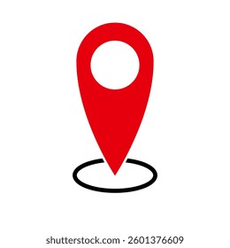 Map pointers, Map Pin Sign location vector Illustration