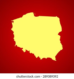 map of Poland