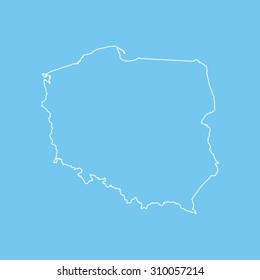 map of Poland