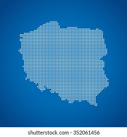 map of Poland