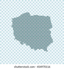 map of Poland