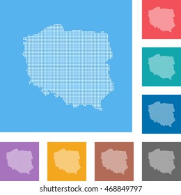 map of Poland