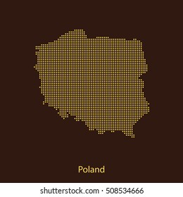 map of Poland