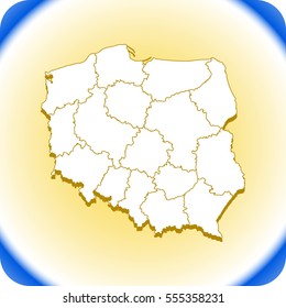 Map of Poland