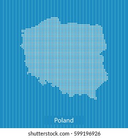 map of Poland