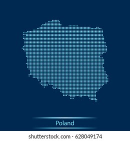 map of Poland