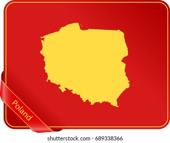 map of Poland