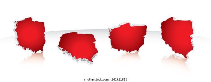 Map Of Poland 3D